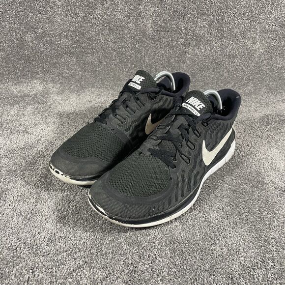 Nike Free 5.0 Men’s Athletic Running Shoes 724382-002 Black White Size 10 M main image 8